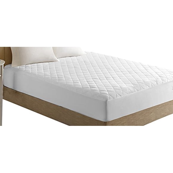 Beautyrest Surmatelas Chauffant en Microfibre avec 3M Scotchgard, Grand, Blanc