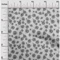 thumbnail image 2 of oneOone Georgette Viscose Gray Fabric Florals Craft Projects Decor Fabric Printed By The Yard 42 Inch Wide, 2 of 4