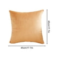 thumbnail image 3 of Birdeem Premium Velvet Pillow Cover, Soft and Smooth Cushion Cover, Decorative for Sofa, Chair, or Bed, 18x18 Inches Size with Hidden Zipper for Easy Use, 3 of 9