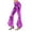 Purple, variant on Gpoecd Plus Size Wide Leg Pants High Gloss Flared Elegant Casual Asymmetric Bootcut Trouser Jeans for Women for Stage Daily Silver,S