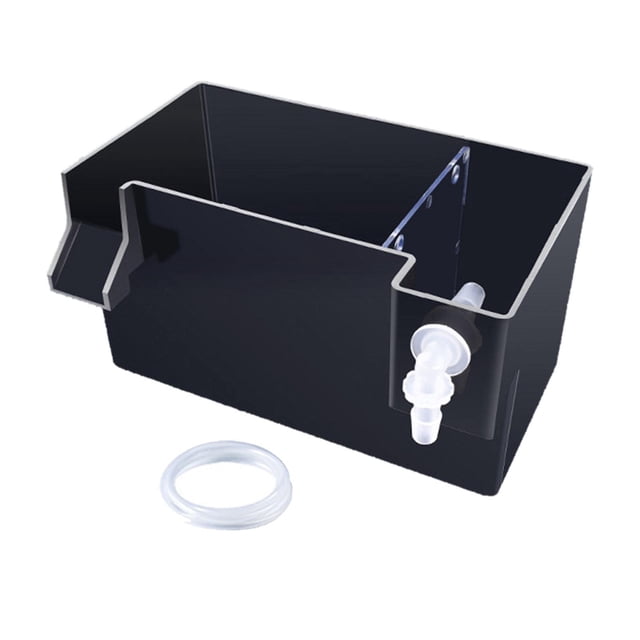 Yinanstore Aquarium Fish Tank Filter Accessory Transparent Waterfall Turtle Tank Water Purifier Aquarium Filter Box for Small Fish Tanks Black 18x10.5x10cm