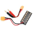 thumbnail image 2 of Parallel Connect Plate, PH2.0 3.7V 7.4V 1S B6 Lithium Battery Charging Board With Banana Plug Cable For Blade Inductrix For Helicopter For Drone, 2 of 8