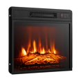 thumbnail image 1 of 18" Freestanding Electric Fireplace Heater, Recessed Stove Heater with Adjustable LED Flame, Fireplace Insert with Safer Plug and Sensor and Remote Control (Console Center not Included), 1 of 7