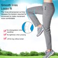 thumbnail image 4 of Pantalon de Randonnée pour Femmes Séchage Rapide Camping Randonnée Pantalon Fin Été Imperméable Élastique Anti-Rayures Bas pour Course Violet 3TG, 4 of 9