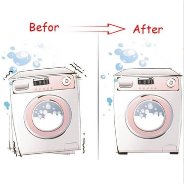 Ensemble de 4 Pcs Coussinet Anti-vibration Tapis Antidérapants pour Laveuse Amortisseurs Coussinet Silencieux pour Machine à Laver