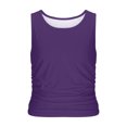 thumbnail image 5 of Timegard Camisoles pour Femmes Col Rond Sans Manches Froncées Confortables Couleur Unie Été Décontractées Ajustées, 5 of 5