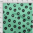 thumbnail image 3 of oneOone Tissu Polyester Spandex Vert Mer Pois Couture Projets d'Artisanat Tissus Imprimés au Yard 56 Pouces Wide-RB, 3 of 5
