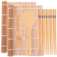 thumbnail image 1 of Sushi Maker Kit Bamboo Sushi Kit Beginner Sushi Making Tool for Home DIY Sushi, 1 of 8