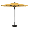 thumbnail image 2 of HOMETRENDS 7.5 ft. Round Push-Up Market Patio Umbrella, Yolk, 2 of 10