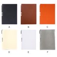 thumbnail image 3 of fastboy Agenda Organizer Journal Planner Note Book Space Saving School Accessories Exquisite Craftsmanship Artificial Leather Stationery Brown, 3 of 5