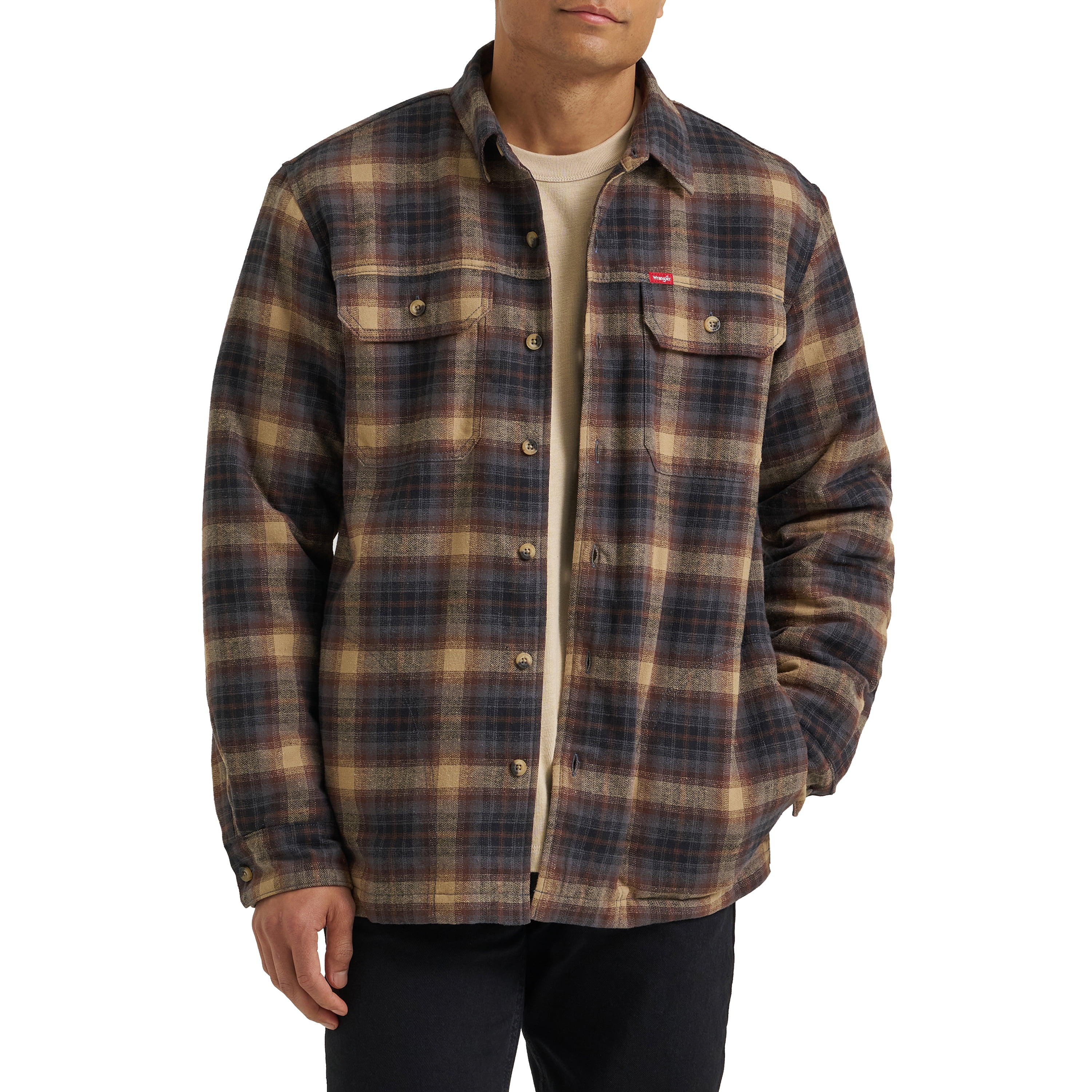 Wrangler® Hooded Shirt Jacket
