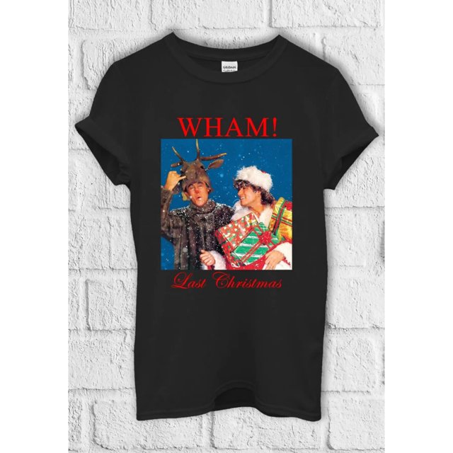 T Shirt Wham! Christmas" Funny Graphic Tee Unisex