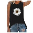 thumbnail image 1 of Pompotops Femme Mode Décontractée Imprimé Sans Manches Haut Blouse Débardeur Camisole, 1 of 7