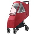 thumbnail image 2 of Waterproof Universal  Rain Cover  Windproof Dustproof Coldproof Pushchair Rain Cover  Suitable for Most Strollers  Made of Linen  Cationic  PP  Breathable with Dense, 2 of 8