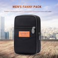 thumbnail image 2 of Multi Layer Men Phone Pouch Waist Bag Fanny Pack Canvas Purse (Camel 2), 2 of 6