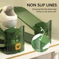 thumbnail image 3 of Shoe Slots Organizer, 2 Pack Adjustable Double Layer Shoe Rack Stackable Shoe Organizer, Space Saving Shoe Stackers for a Pair Of Shoes for Closet Cabinet Organization, 3 of 8