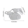 thumbnail image 3 of Alèse Imperméable Blanche pour Enfants Doublée de Coton pour Pipi au Lit Protection contre l'Incontinence Réutilisable Lavable Alèse Taille 59 X 39 Pouces Couche Douce et Absorbante Idéale pour les Soins aux Aînés 0,88 Livres, 3 of 7