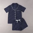 thumbnail image 4 of Ensembles de Pyjamas pour Femmes Été Manches Courtes Vêtements d'Intérieur Vêtements de Nuit, 4 of 8