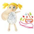 thumbnail image 3 of Jouet Anatomie du Corps Humain Poupée Modèle Anatomie Poupée Éducative Préscolaire Jouets en Peluche pour Enfants, 3 of 8