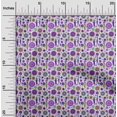 thumbnail image 2 of oneOone Cotton Flex Purple Fabric African Sewing Craft Projects Fabric Prints By Yard 40 Inch Wide, 2 of 4