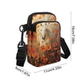 thumbnail image 3 of Crossbody Bag | Shoulder Bag for Women | Adjustable Strap with Compartments for Organized Storage | Lightweight Polyester Travel Purse for School, Work, and Daily Use, 3 of 7