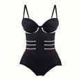 thumbnail image 4 of Breezora Backless Shapewear Bodysuit Seamless Tummy Control Full Body Shaper Built In Support Comfortable Fit XL Size Black, 4 of 6