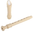 thumbnail image 2 of Flûte à Bec Soprano Blockflöte avec Sac de Rangement, Flûte à Bec en Plastique Style Allemand Touche C de Doigt Baroque, Instrument Flûte à Bec pour Adultes Débutants, 2 of 9