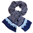 thumbnail image 1 of Coofit Artificial Silk Scarf Smooth Double Layer Satin Neckerchief Long Scarf for Men, 1 of 9