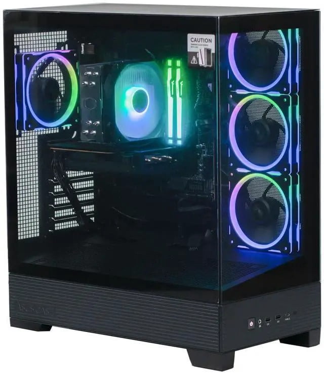 Stoneforged Scimitar Gaming Desktop PC, Intel Core i7-14700F, NVIDIA GeForce RTX 5060, 32GB DDR5-6000, 1TB NVMe SSD, 700W, Windows 11 Home