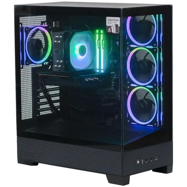 Stoneforged Scimitar Gaming Desktop PC, Intel Core i7-14700F, NVIDIA GeForce RTX 5060, 32GB DDR5-6000, 1TB NVMe SSD, 700W, Windows 11 Home