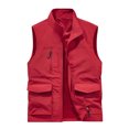 thumbnail image 2 of Birdeem Mens Work Clothes Jacket Solid Color Stand Collar Multiple Pockets Outdoor Sports Photography Leisure Coat, 2 of 9