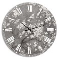 thumbnail image 1 of Designart 'White Cherry Blossoms I' Traditional wall clock, 1 of 4