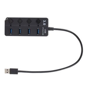 SHOWERORO multiple usb port USB HUB Black 1Set