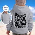 thumbnail image 2 of FAOWME Sweat à Capuche pour Filles Manches Longues Chandail en Molleton Graphique Mignon pour Enfants Gris 7-8 Ans, 2 of 5