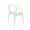 White, variant on Take Me Home Dining Chair with Arms – Set of 4 white Masterchairs, Waterproof, Durable, and Stylish Design for Indoor and Outdoor Use, Comfortable Armrests, All-Weather Seating for Dining Rooms, Patio