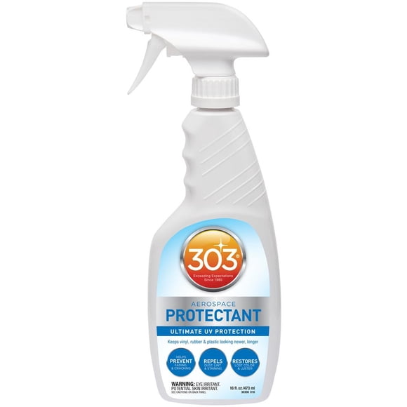 303 . Vinyl Protectant 30308 Aerospace Protectant; 16 Ounce Spray Bottle; Single