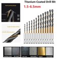 thumbnail image 2 of 1 Pcs HSS High Speed Steel Titanium Coated Drill Bit Set 1/4 Hex Shank 5mm, 2 of 5