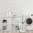 thumbnail image 4 of Gracious Living Easy Carry Flex Hamper, Ventilated Laundry Basket w/Handles, 4 of 9