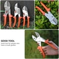 thumbnail image 3 of 1Pc Pruning Shears Twigs Pruning Tool with Safety Buckle Gardening Tool (Orange), 3 of 8