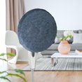 thumbnail image 3 of Round Fan Cover Washable Household Dustproof Protect Fan Net Guard Dust Cover Protector Protection Cover for 40-53cm Fan Gray, 3 of 8