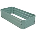 thumbnail image 1 of Sunnydaze Galvanized Rectangle Raised Garden Bed - 4' x 2' x 1' - Green, 1 of 8