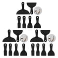 thumbnail image 1 of Langgg 6x Grattoir Multifonctionnel Léger et Flexible Spatule en Plastique Noir 3ensemble, 1 of 6
