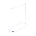 thumbnail image 2 of Milaget Countertop Jewelry Organizer Stand Standing Modern Iron Rack Holder Hanging 1 Row White, 2 of 3