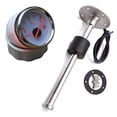 thumbnail image 1 of 52mm Marine Boat Car Fuel Level Gauge With 100-300mm Fuel Level Sensor 0-190ohm Oil Tank Level Indicator Meter Red Backlight ,Easy to Install, 1 of 8