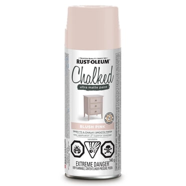 Rust-Oleum Chalked Ultra Matte Spray Paint, Blush Pink, Ultra Matte Finish, 340g Aerosol