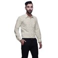 thumbnail image 2 of BESTMAN Cotton Formal Shirts For Men Slim Fit Printed Full Sleeve Shirts For Men, 2 of 5