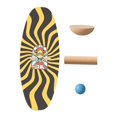 thumbnail image 2 of amagogo Balance Board Core Training Adult Kids Surfing Balancing Board Roller Plate Home Style H, 2 of 9