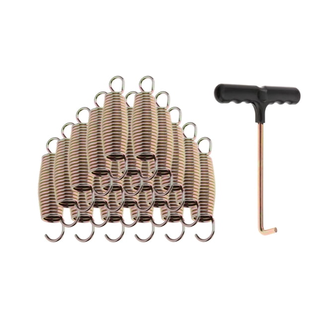 ZLight 20Pcs Trampoline Springs Heavy Duty Weather Resistant Trampoline Accessories 16cm Silver 9cm