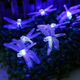 thumbnail image 4 of Dragonfly String Lights 20FT/6M 30 LED Solar Lights with 8 Lighting Modes, 4 of 8