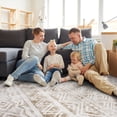 thumbnail image 4 of Boho Area Rug x Carpet Rugs for Living Room Bedroom Moroccan-Machine Washable Rugs for Bedroom Dining Room Living Room Rug Neutral Taupe, 4 of 7